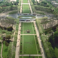 From the Eiffel Tower, Paris France